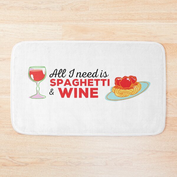 Item preview, All i need is spaghetti and wine designed and sold by Atleta-Cali.