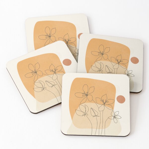 Item preview, Minimal Abstract Flowers designed and sold by LoredanaOleinic.