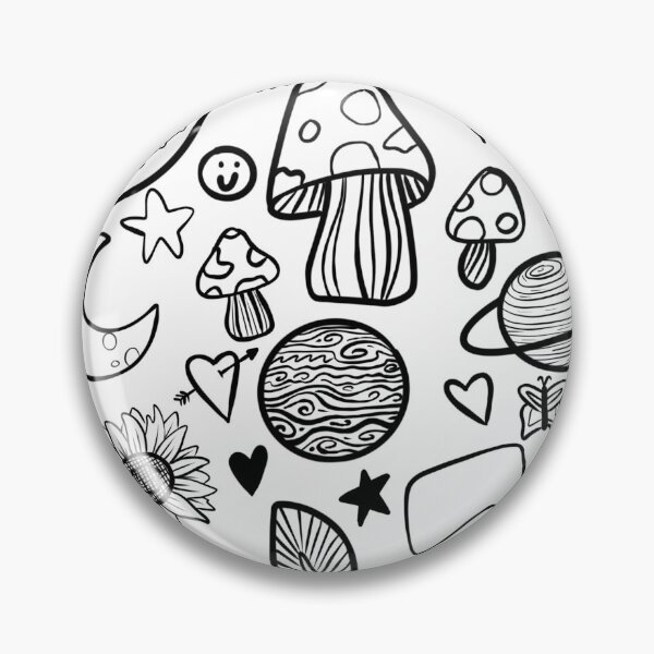 Item preview, Black and White Nature Doodle designed and sold by Ally Gracie.