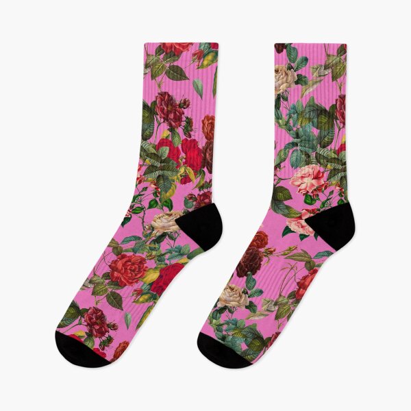 Item preview, Vintage rose garden romantic pattern cottagecore aesthetic designed and sold by PG Illustration.