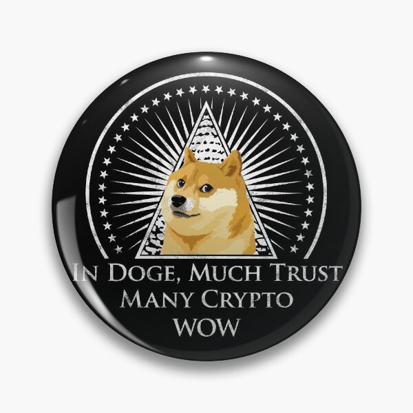 Item preview, In Doge We Trust, Funny Dogecoin Crypto designed and sold by gorillamerch.