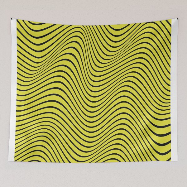 Item preview, Yellow and black color dinamic pattern designed and sold by digoarpi.