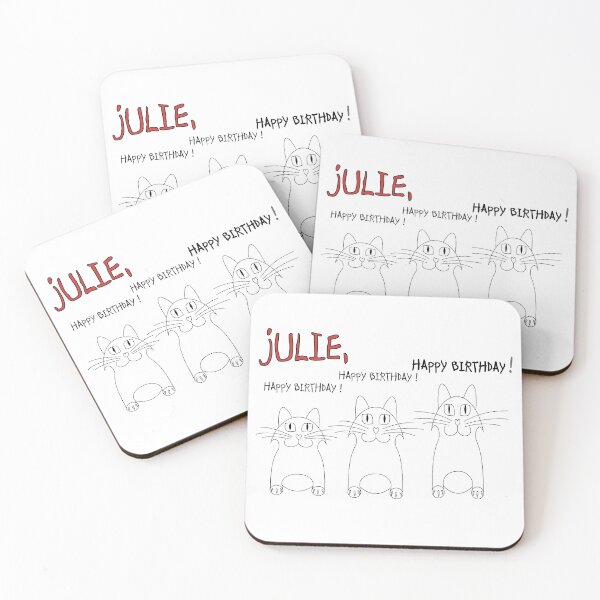 Item preview, HAPPY BIRTHDAY, JULIE! designed and sold by Jean Gregory Evans.
