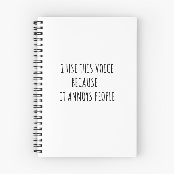 Item preview, I Use This Voice Because It Annoys People designed and sold by Levet.