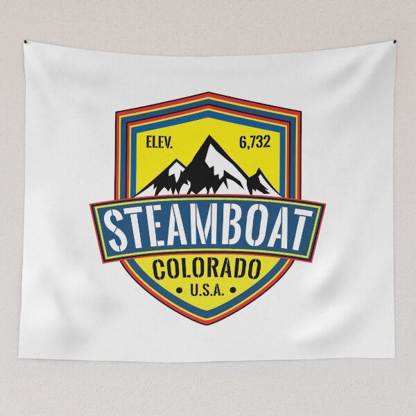 Item preview, Steamboat Colorado Ski Snowboard Skiing designed and sold by DESTINATIONS DECAL.