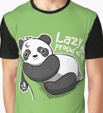 Lazy panda Graphic T-Shirt