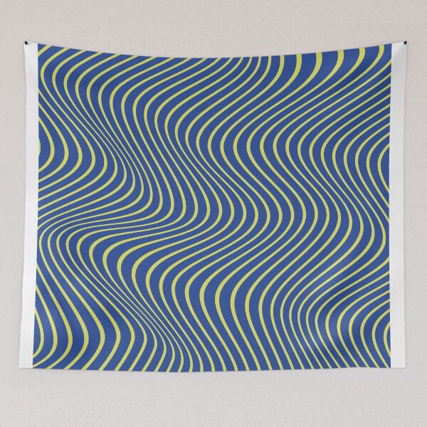 Item preview, Blue Color Dinamic Pattern as Waves   designed and sold by digoarpi.