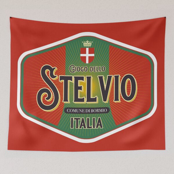 Item preview, Stelvio Pass Italia Original RoadTrooper T-Shirt + Sticker Design 2021 designed and sold by ROADTROOPER.