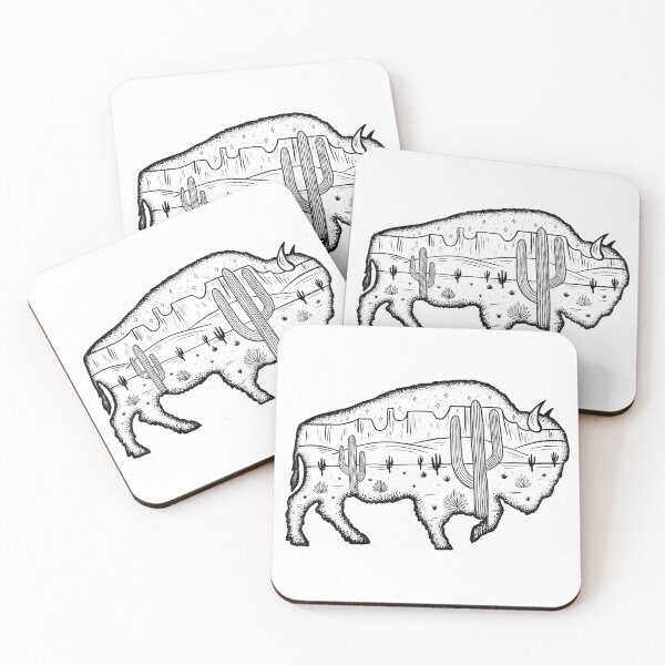 Item preview, Saguaro Buffalo designed and sold by HorseFly Ranch.