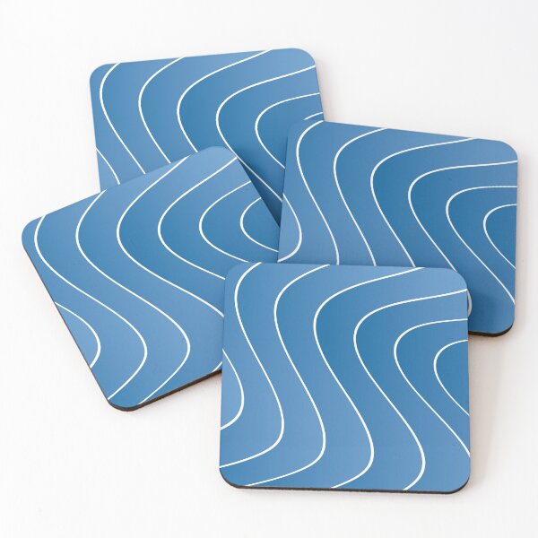 Item preview, Blue color dinamic pattern as waves designed and sold by digoarpi.