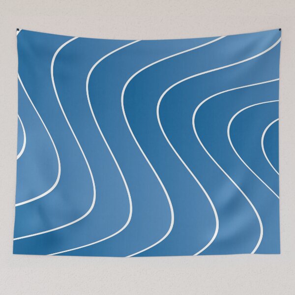 Item preview, Blue color dinamic pattern as waves designed and sold by digoarpi.