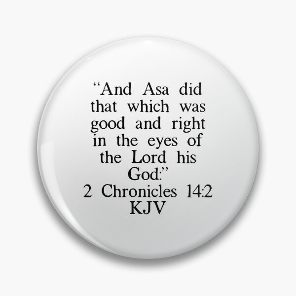 Item preview, 2 Chronicles 14:2 KJV designed and sold by IBMClothing.