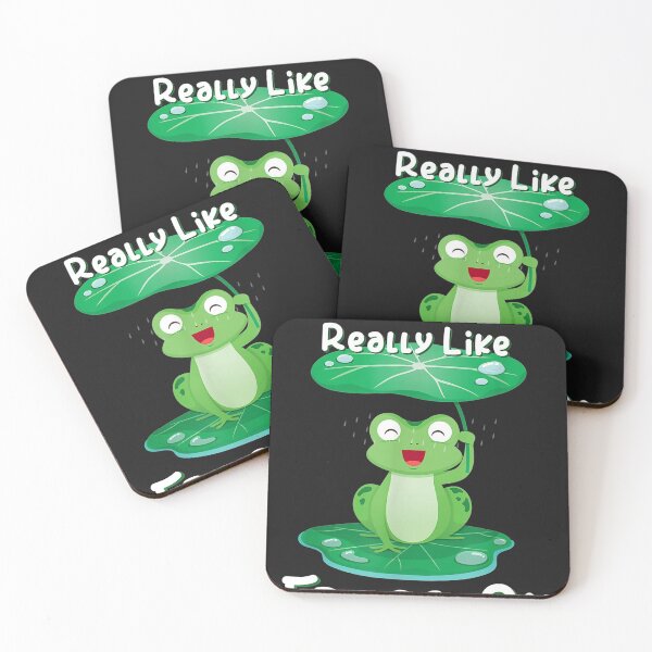 Item preview, I Just Really Like Frogs Ok designed and sold by SharonBender.