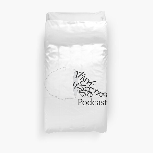 Thinking Sideways Podcast Original Logo Duvet Cover
