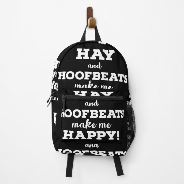 Item preview, Hay and hoof beats make me happy designed and sold by Gingatoo.