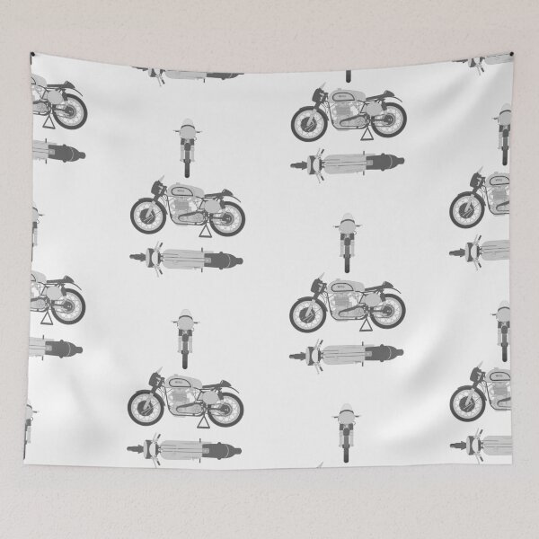 Item preview, Norton Blueprint Black designed and sold by Auto-Prints.