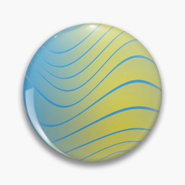 Item preview, Blue and Yellow Color Dinamic Pattern as Waves  designed and sold by digoarpi.