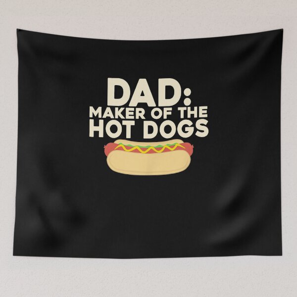Item preview, Mens Dad Maker Of The Hotdogs Funny Hotdogs Lovers Gift Fathers T-Shirt designed and sold by nguyenchimina.