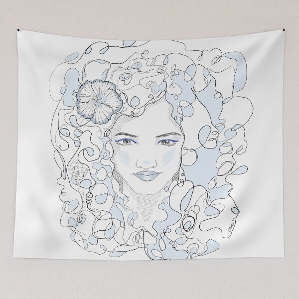 Item preview, Light Blue Woman designed and sold by CarmelCay.