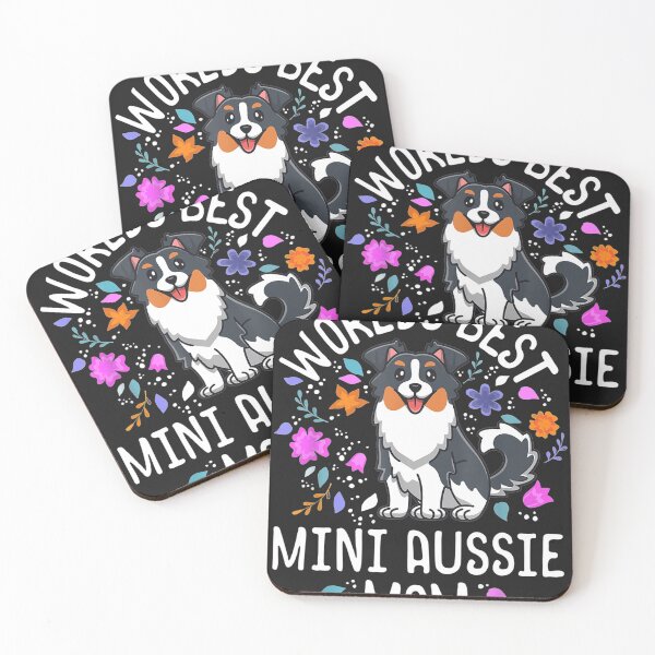 Item preview, Mini Australian Shepherd Gifts Worlds Best Aussie Mom designed and sold by SharonBender.