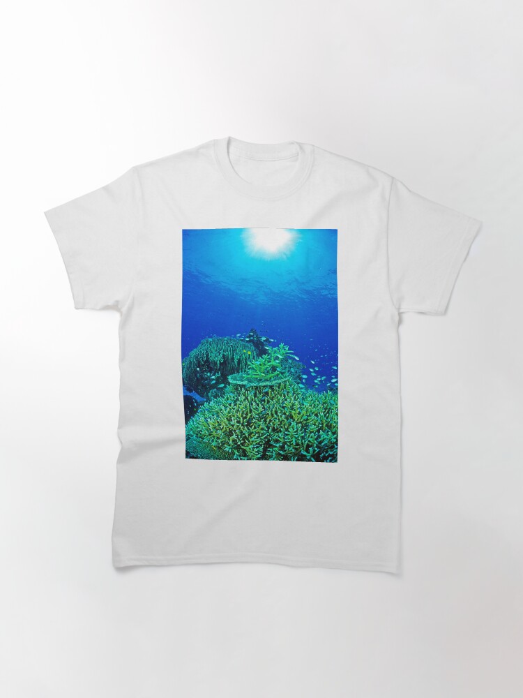 Alternate view of Coral reef scene Classic T-Shirt