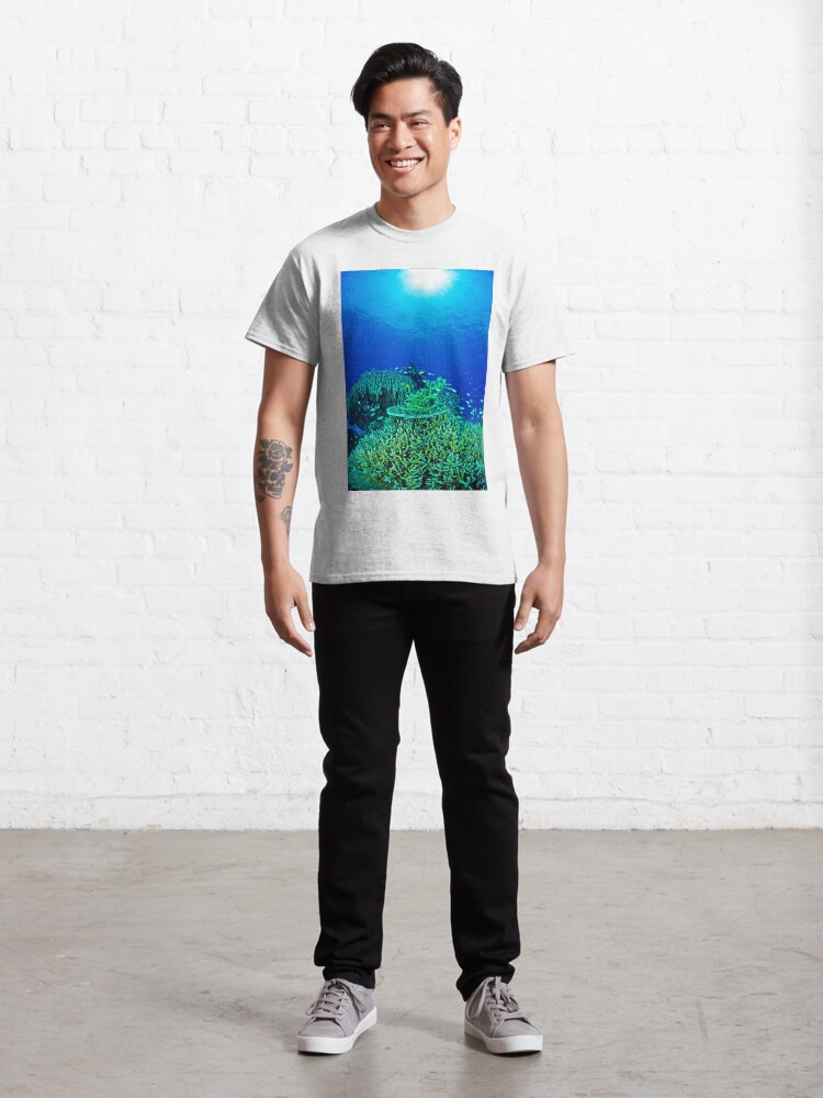 Alternate view of Coral reef scene Classic T-Shirt