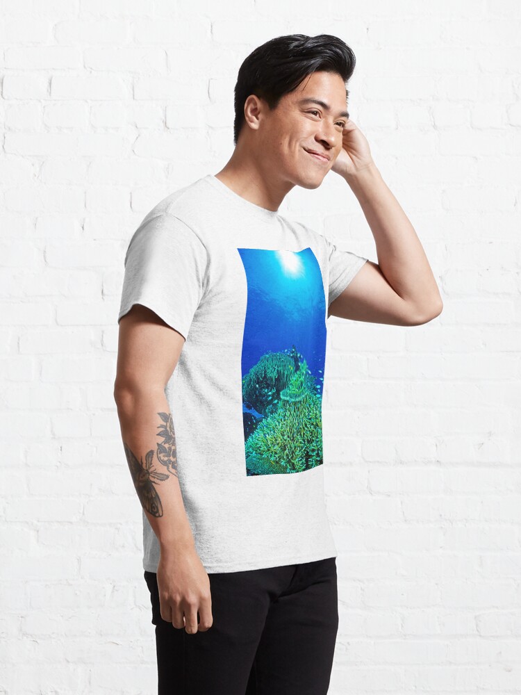 Alternate view of Coral reef scene Classic T-Shirt
