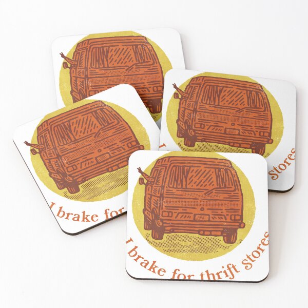 Item preview, "I brake for thrift stores" designed and sold by Cut to the Feeling.