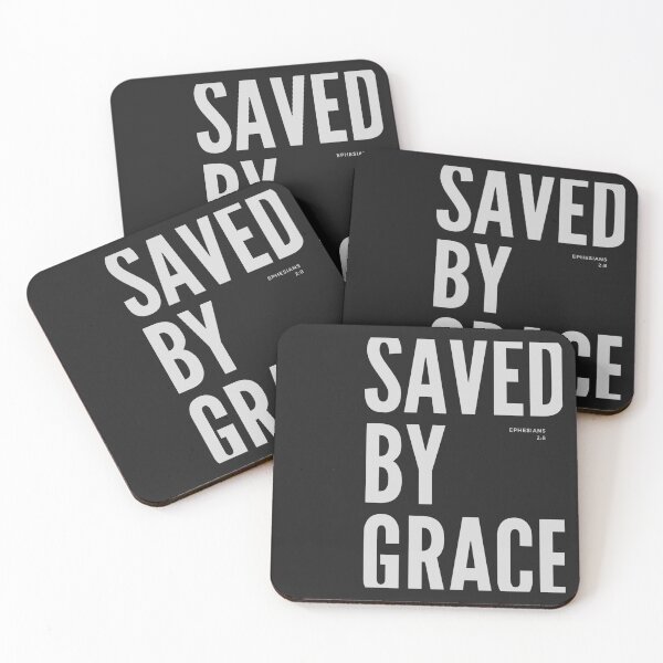 Item preview, Christian quote Saved by grace Ephesians 2:8 designed and sold by pureheartvision.