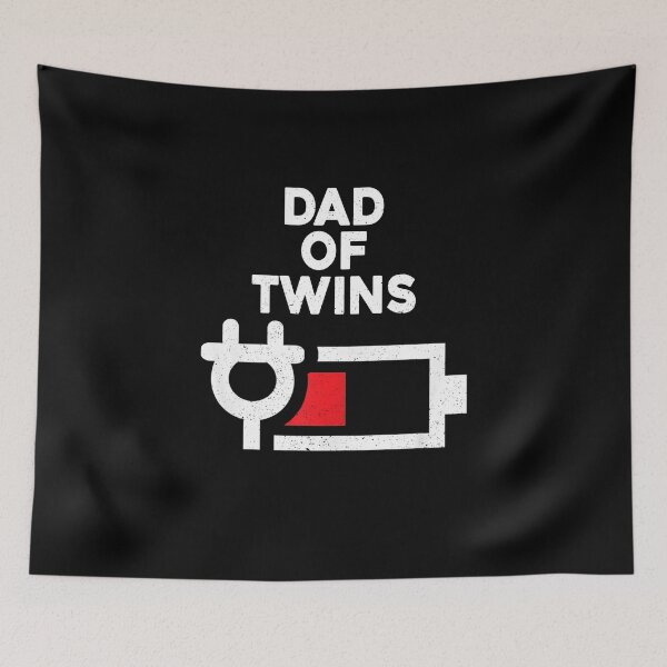 Item preview, Mens Dad Of Twins Funny Gift For Father's Day T-shirt designed and sold by nguyenchimina.