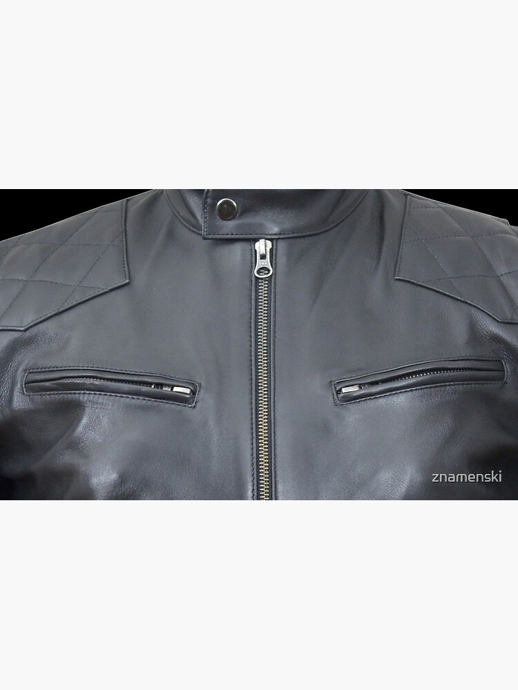 Quilted, Moto, Leather, Jacket, Front by znamenski