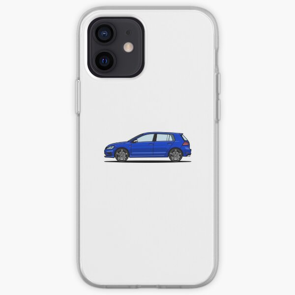 Golf R Bleu Coque souple iPhone