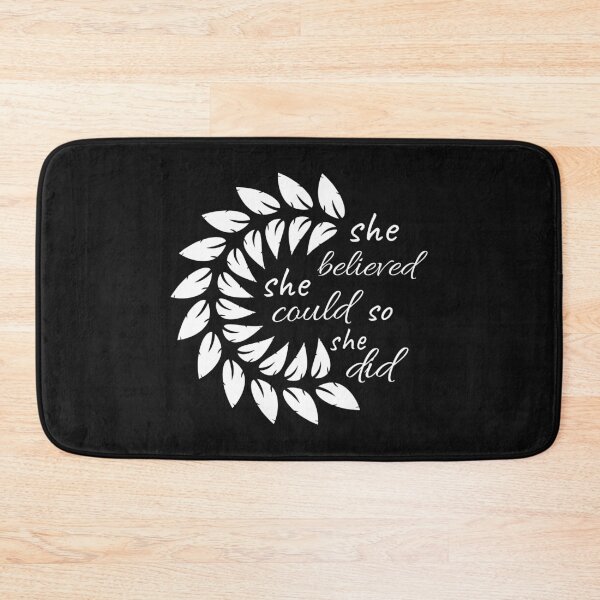 Item preview, She believed She could so She did, Empowered woman, Inspirational, Positive quote designed and sold by cyhdesign.