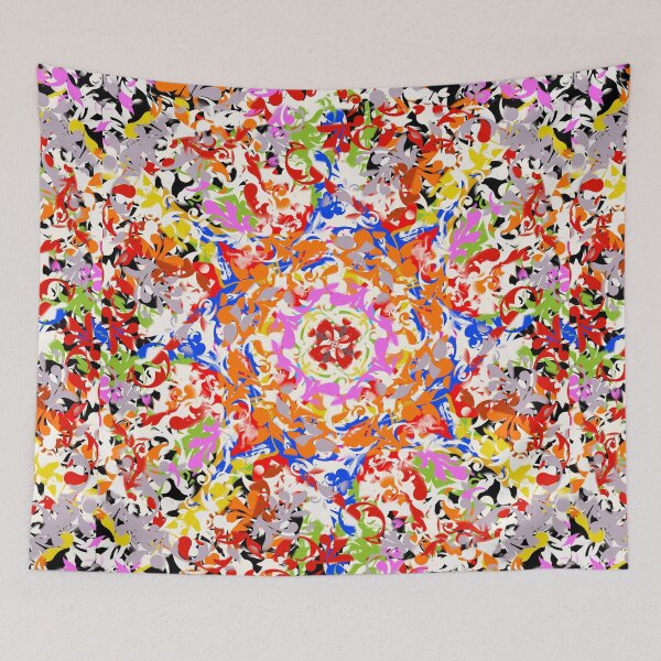 Item preview, Kaleidoscope colour explosion abstract designed and sold by Diane Hunter Art.