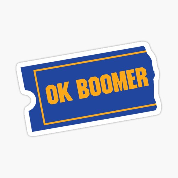 Roblox Boomer Stickers Redbubble - ok boomer decal roblox