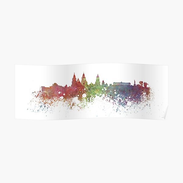 Santiago de Compostela - Skyline Póster