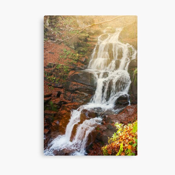 waterfall Shypot in gorgeous evening Canvas Print