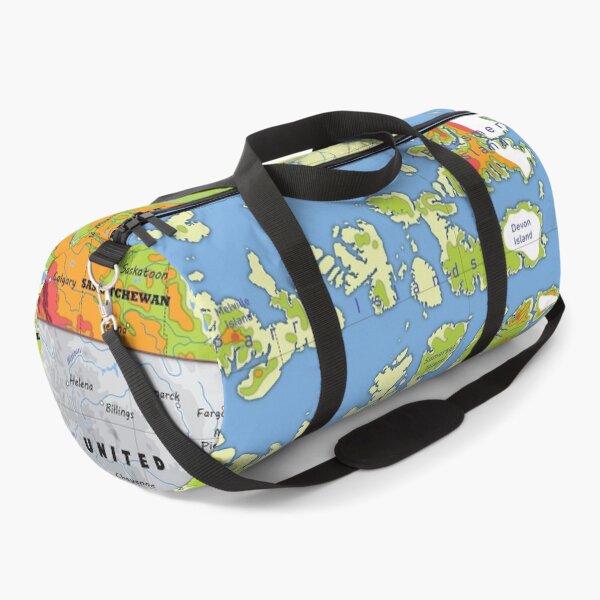 Item preview, physical map of CANADA, topographic map of CANADA with names for the provinces and territories, cities and Major Lakes and Rivers designed and sold by mashmosh.