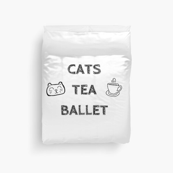 Item preview, Cats. Tea. Ballet designed and sold by TheGreenGoat.