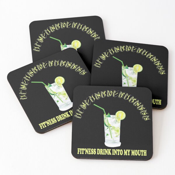 Item preview, I'm Into Fitness - I'm Into Fit'ness Drink Into My Mouth Design green designed and sold by Paula Helit.