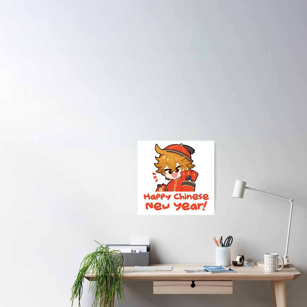 Chinese New Year Stickers (Boy Girl Chibi) - TweetPaperie