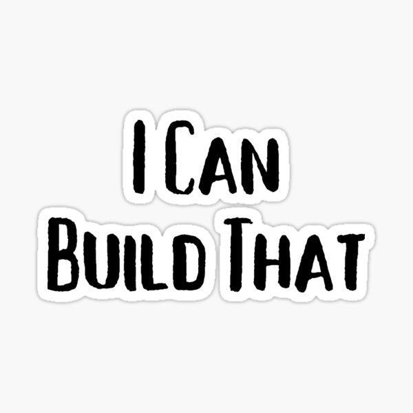 Item preview, I Can Build That Gift Woodworking designed and sold by Emerg-Apparel.
