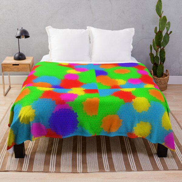 Item preview,  Bright Colour Splatters Abstract Retro Design designed and sold by HoneyBadgerBox.