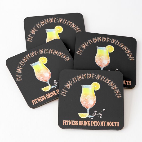 Item preview, I'm Into Fitness - I'm Into Fit'ness Drink Into My Mouth Design yellow designed and sold by Paula Helit.