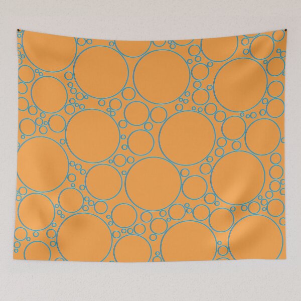 Item preview, Different Sized Blue Circles for as Water Bubbles Illusion designed and sold by digoarpi.