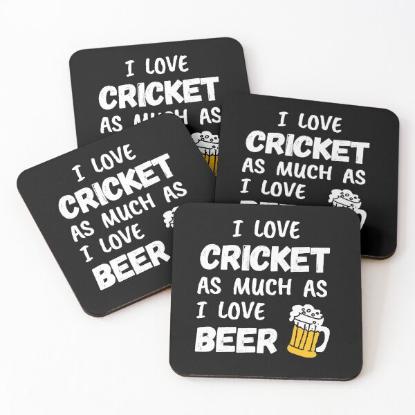 Item preview, I love cricket as much as I love beer designed and sold by TheGreenGoat.
