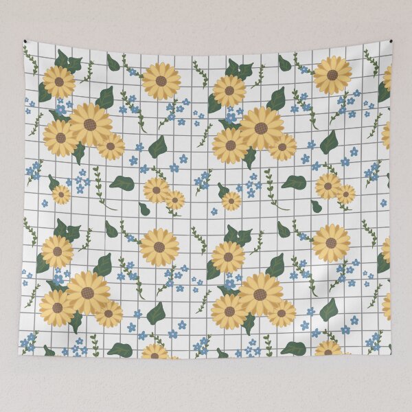 Item preview, Sunflower Grid Aesthetic designed and sold by kerinnn.