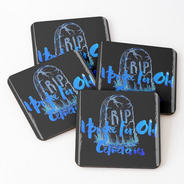 Item preview, I Brake For Old Cemeteries Print designed and sold by Mary Riley.