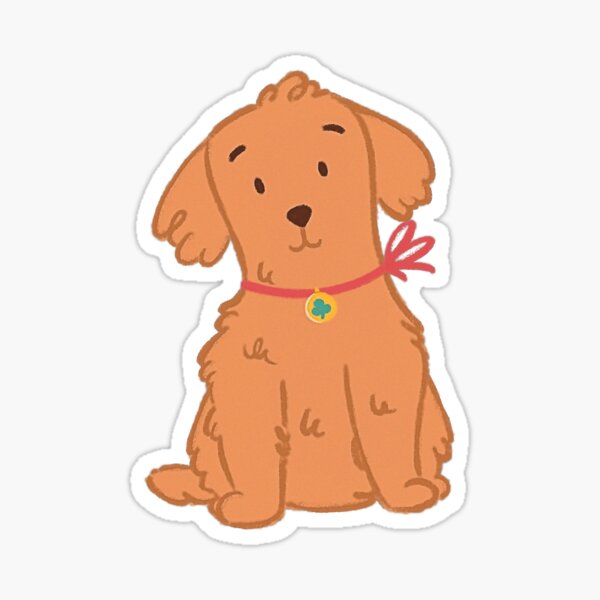Item preview, Brown Maltipoo Dog Sticker designed and sold by MArtsDraw.