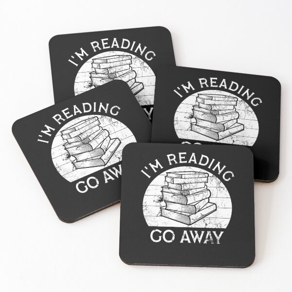 Item preview, I'm Reading Go Away Funny Book Lovers Bookworms Readers designed and sold by juvajay.